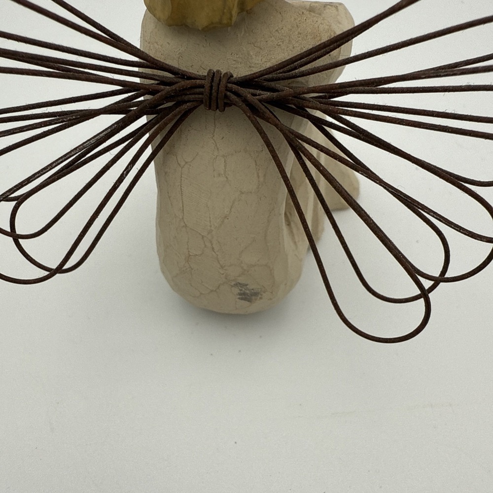 Willow Tree Sitting Angel Of Patience DEMDACO 2000 Susan Lordi Figurine Vintage - Picture 4 of 7